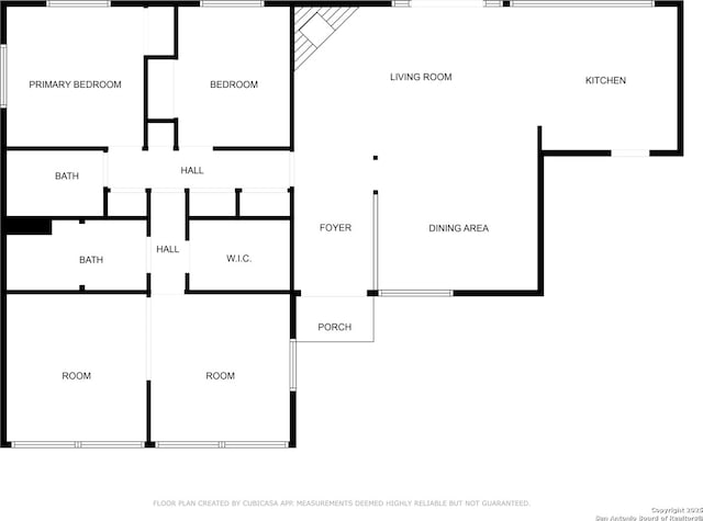 6914 Glen Gate, San Antonio, TX 78239 - view of floor plan / room layout