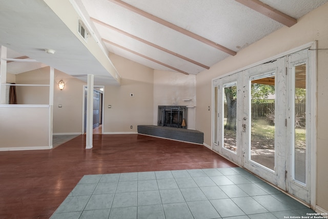 6914 Glen Gate, San Antonio, TX 78239 - unfurnished living room featuring a fireplace with raised hearth and wood finished floors
