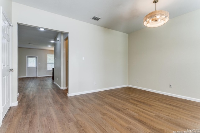 27338 Wrought Iron, San Antonio, TX 78260 - empty room with wood finished floors and baseboards