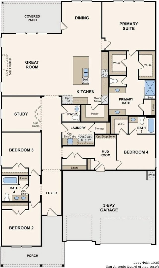 2308 Carson Cv, Schertz, TX 78108 - view of home floor plan