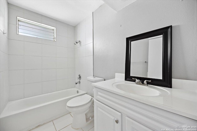 910 Mount Kisco, San Antonio, TX 78213 - bathroom featuring vanity,  shower combination, and tile patterned floors