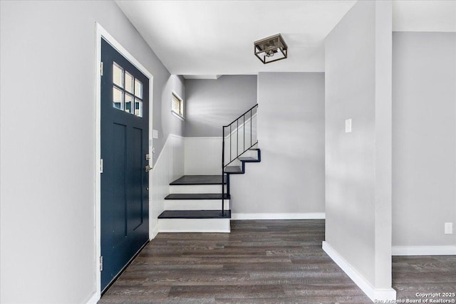 910 Mount Kisco, San Antonio, TX 78213 - foyer entrance with wood finished floors and stairway