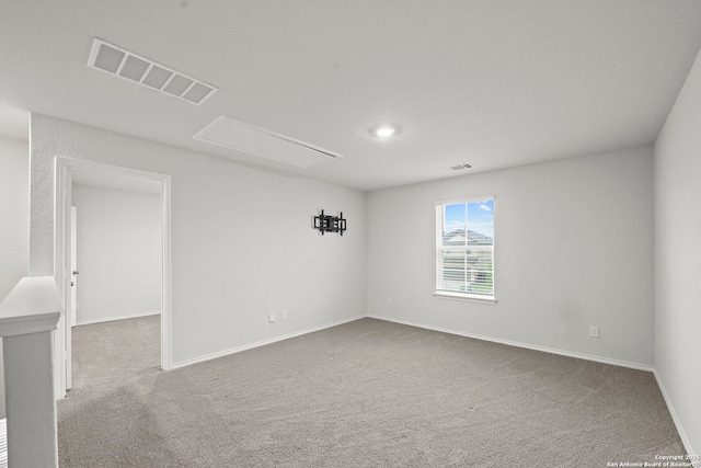 14034 Breccia, San Antonio, TX 78253 - carpeted spare room with attic access and recessed lighting