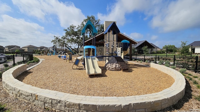 14034 Breccia, San Antonio, TX 78253 - community jungle gym featuring a residential view
