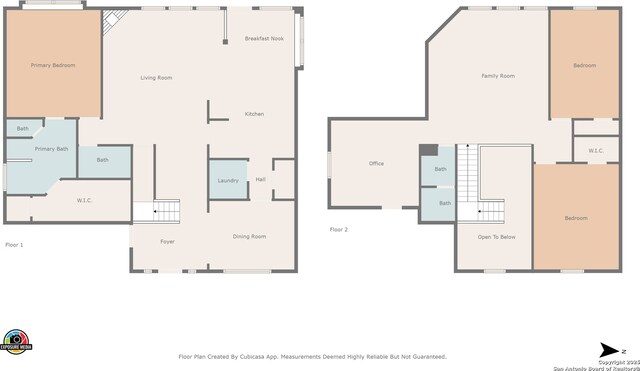 21731 Cliff Vw, San Antonio, TX 78259 - view of floor plan / room layout