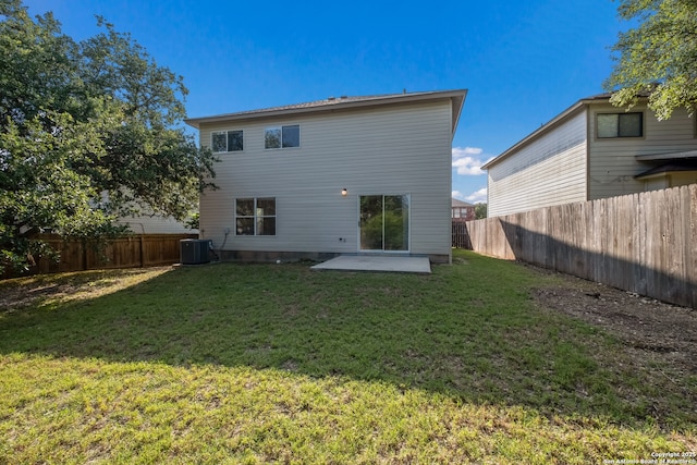10217 Sandbrook, San Antonio, TX 78254 - back of house with a patio area and a fenced backyard