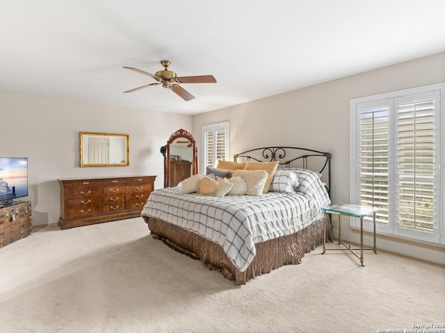 16018 Alsace, San Antonio, TX 78232 - carpeted bedroom featuring ceiling fan