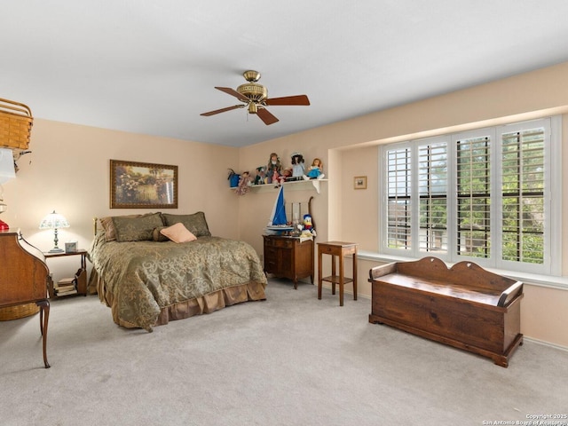 16018 Alsace, San Antonio, TX 78232 - bedroom with carpet floors and ceiling fan