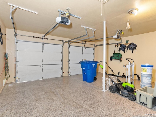 16018 Alsace, San Antonio, TX 78232 - garage featuring a garage door opener