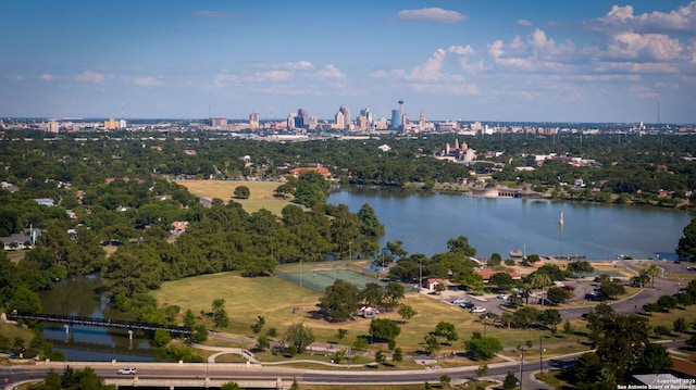 1939 W French Pl, San Antonio, TX 78201 - view of urban area with a large body of water and a tree filled landscape