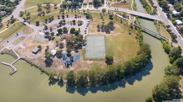 1939 W French Pl, San Antonio, TX 78201 - aerial view of property's location with a nearby body of water