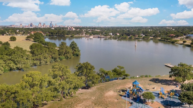 1939 W French Pl, San Antonio, TX 78201 - aerial view of a nearby body of water