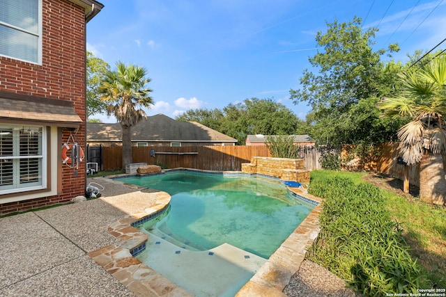 19502 Encino Bow, San Antonio, TX 78259 - view of pool featuring a fenced backyard