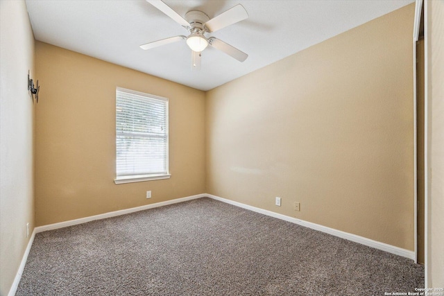 7738 Brisbane Bnd, Converse, TX 78109 - carpeted empty room featuring a ceiling fan and baseboards