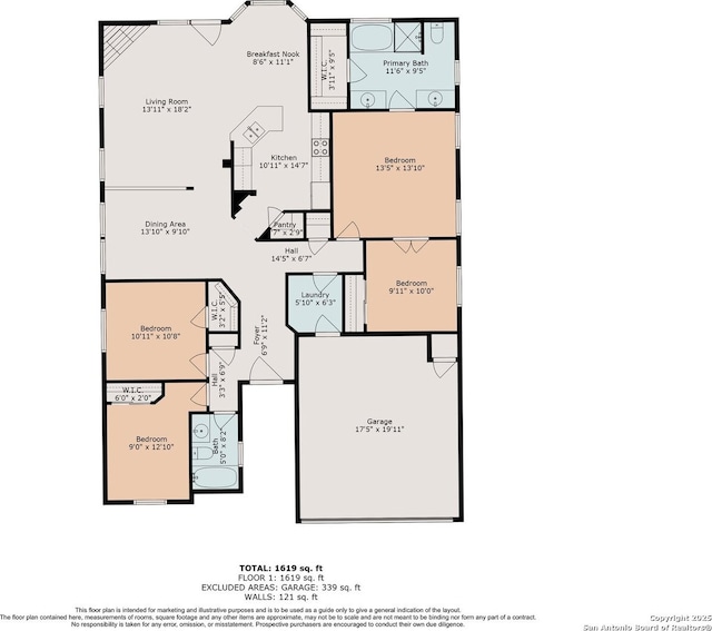 7738 Brisbane Bnd, Converse, TX 78109 - view of property floor plan