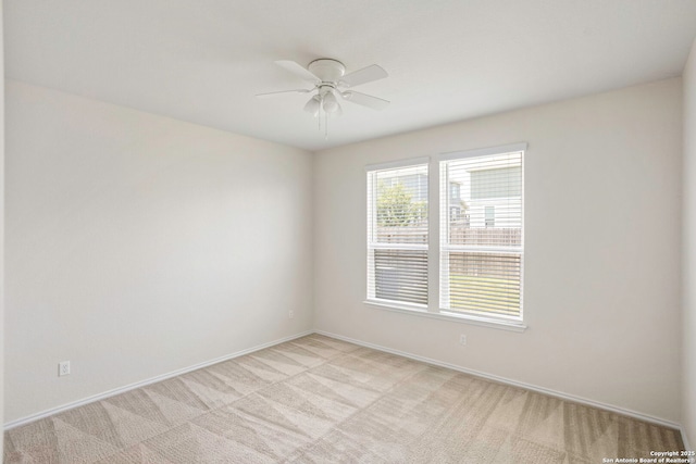 759 Crested Iris, New Braunfels, TX 78130 - spare room featuring light colored carpet and ceiling fan