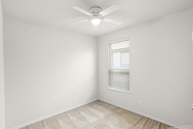 759 Crested Iris, New Braunfels, TX 78130 - empty room with light colored carpet and a ceiling fan