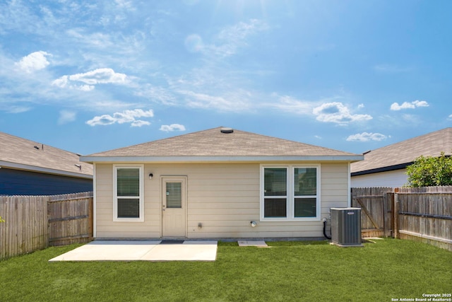 759 Crested Iris, New Braunfels, TX 78130 - back of property featuring a patio and a fenced backyard