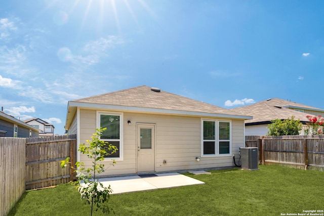 759 Crested Iris, New Braunfels, TX 78130 - rear view of property with a fenced backyard and a patio area