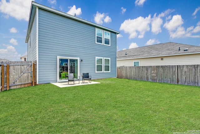 5323 Flying Hooves, San Antonio, TX 78222 - back of house featuring a patio and a fenced backyard