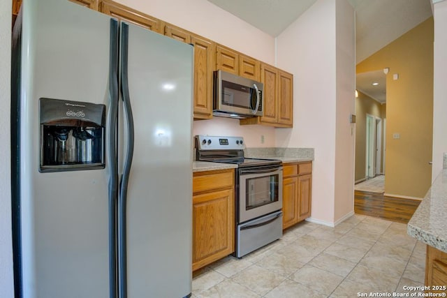 201 Cibolo Xing, Boerne, TX 78006 - kitchen featuring appliances with stainless steel finishes