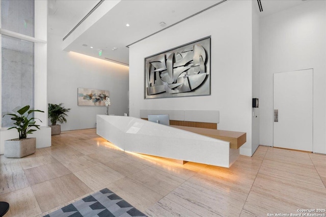313 17th Unit, Austin, TX 78701 - welcome area featuring a high ceiling