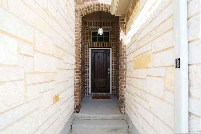 2863 Tortuga Verde, San Antonio, TX 78245 - property entrance with stone siding