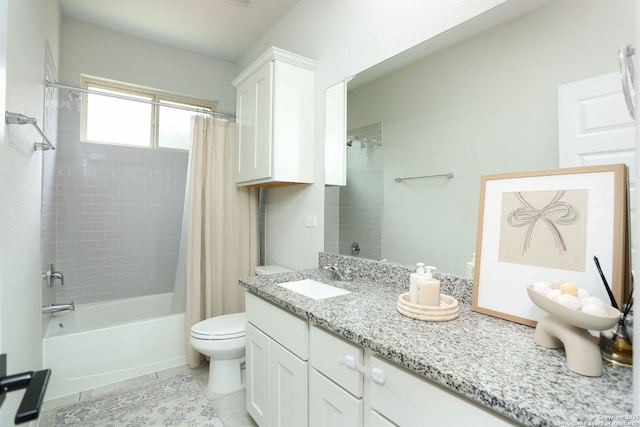 2863 Tortuga Verde, San Antonio, TX 78245 - full bathroom featuring shower / bath combo, vanity, and tile patterned flooring