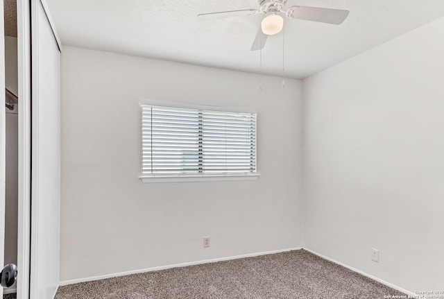 3410 Lone Valley St, San Antonio, TX 78247 - empty room featuring carpet flooring and ceiling fan