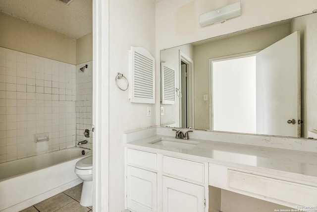 14410 Briarberry, San Antonio, TX 78247 - bathroom with vanity, tile patterned floors, and bathing tub / shower combination