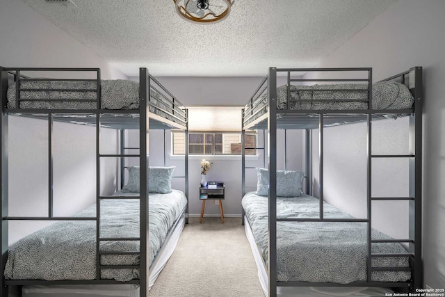 9647 Spring Harvest, San Antonio, TX 78254 - carpeted bedroom with a textured ceiling and baseboards