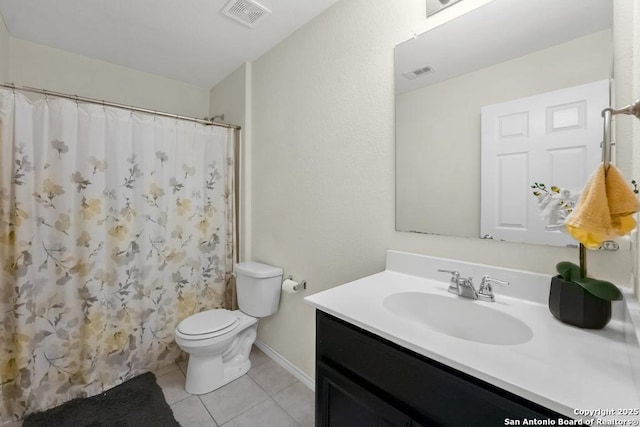 130 Texas Lantana, New Braunfels, TX 78130 - full bathroom featuring tile patterned flooring, vanity, and a shower with shower curtain