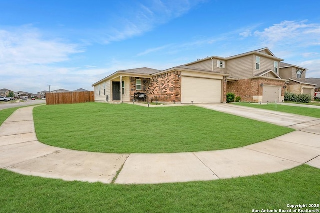 130 Texas Lantana, New Braunfels, TX 78130 - view of front of property with driveway and brick siding