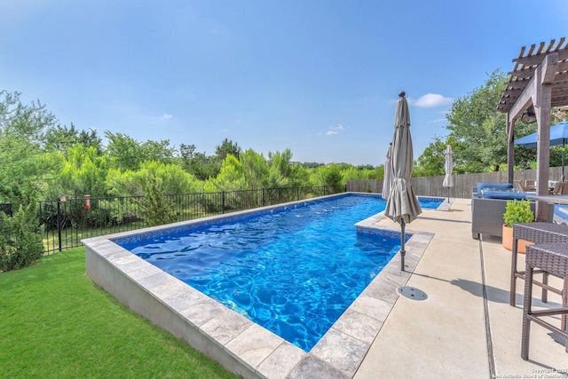 27306 Dana Crk, Boerne, TX 78015 - view of pool featuring a fenced backyard and a patio area