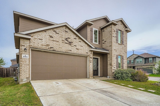 8904 Portobello Way, Converse, TX 78109 - traditional-style home with an attached garage and concrete driveway