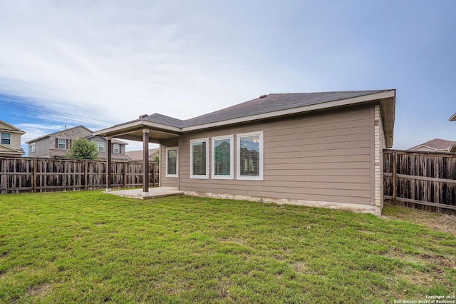 8904 Portobello Way, Converse, TX 78109 - back of property with a fenced backyard and a patio area