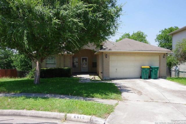 8415 Copperbluff, Converse, TX 78109 - view of front of home featuring brick siding and a garage