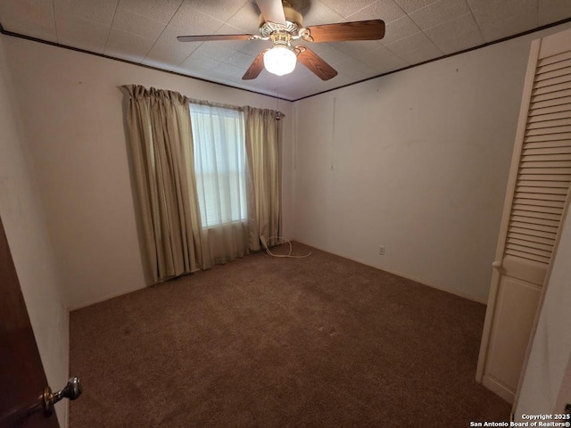 115 Dumont, San Antonio, TX 78227 - spare room featuring carpet and ceiling fan