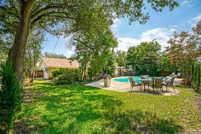 505 Winfield Blvd, Windcrest, TX 78239 - view of pool featuring a patio and a fenced backyard