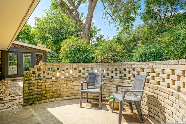 505 Winfield Blvd, Windcrest, TX 78239 - view of patio / terrace featuring french doors