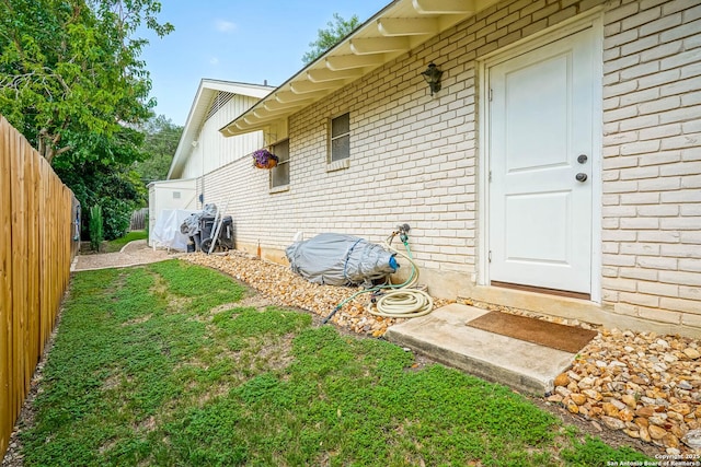 505 Winfield Blvd, Windcrest, TX 78239 - property entrance featuring brick siding