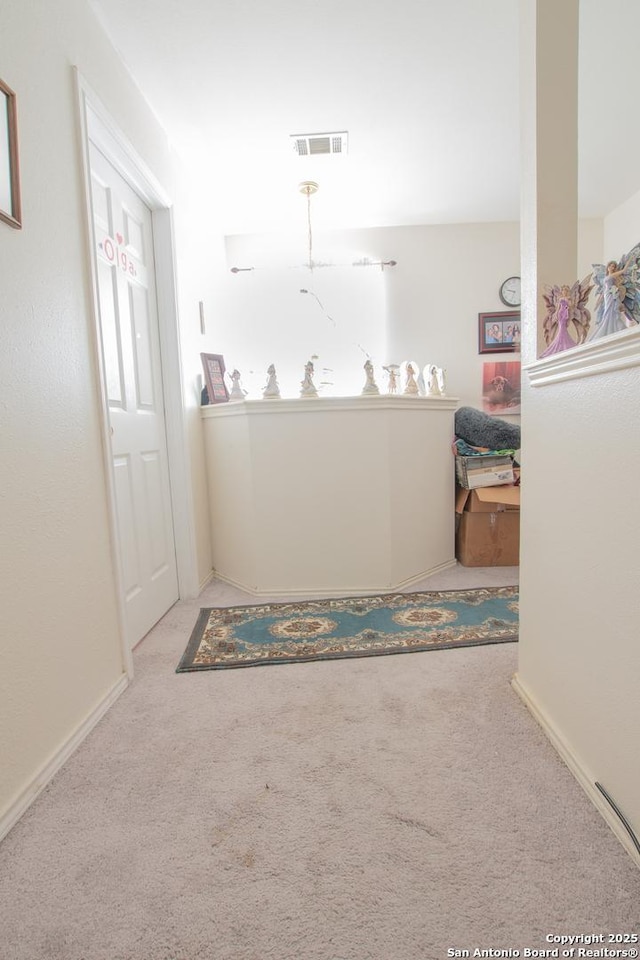 9075-1 W Foxgrove Way, San Antonio, TX 78251 - hallway featuring carpet