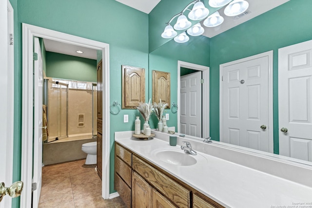 2434 Trace Oak, San Antonio, TX 78232 - full bathroom with vanity, shower / bathtub combination, and tile patterned flooring