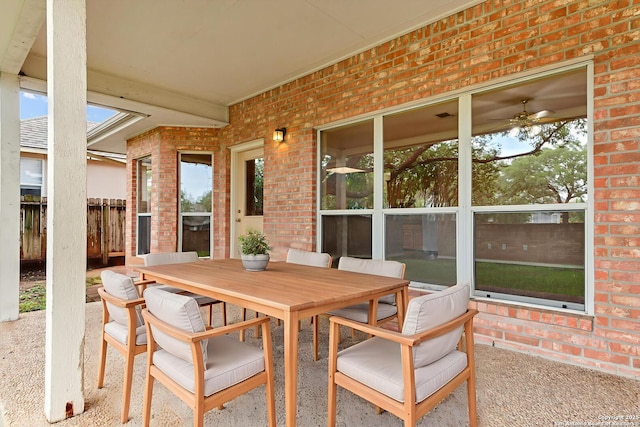 2434 Trace Oak, San Antonio, TX 78232 - view of patio with outdoor dining area