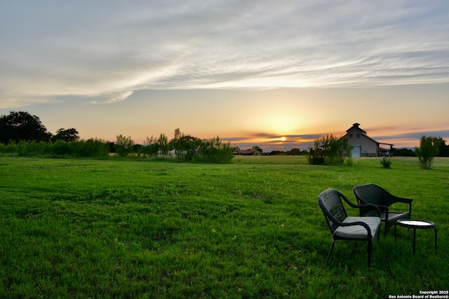 919 Pinto Cyn, Bandera, TX 78003 - view of grassy yard featuring a view of countryside