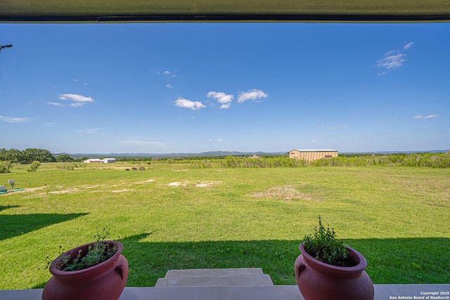 919 Pinto Cyn, Bandera, TX 78003 - view of green lawn with a view of countryside