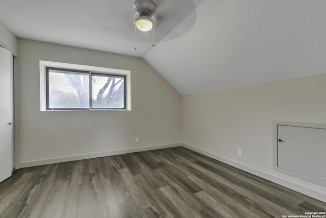 11115 Rendezvous, San Antonio, TX 78216 - bonus room featuring wood finished floors, lofted ceiling, and ceiling fan