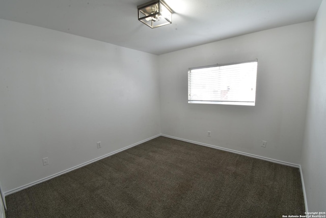 1510 June Berry, San Antonio, TX 78260 - spare room featuring dark carpet and baseboards