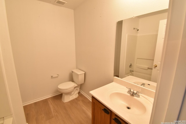 1510 June Berry, San Antonio, TX 78260 - full bathroom featuring wood finished floors and vanity