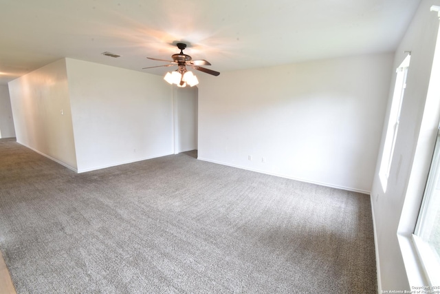 1510 June Berry, San Antonio, TX 78260 - carpeted spare room with a ceiling fan and plenty of natural light